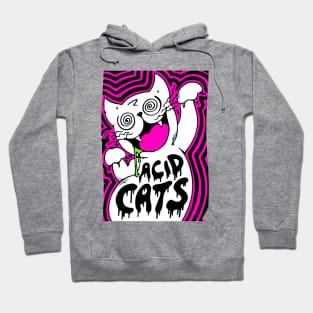 Acid cats - Catsondrugs.com - Techno, rave, edm, festival, techno, trippy, music, 90s rave, psychedelic, party, trance, rave music, rave krispies, rave flyer T-Shirt Hoodie